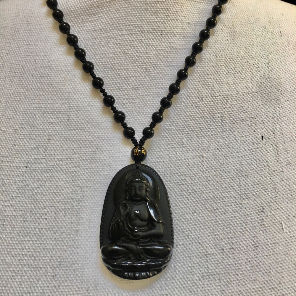 Black Obsidian Protection Pendant